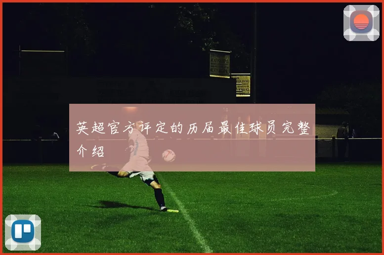 英超官方评定的历届最佳球员完整介绍